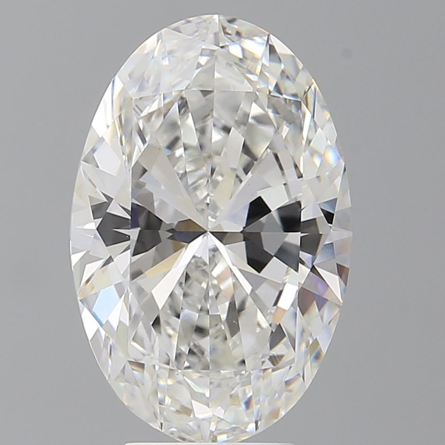 5.55 ct. oval Lab Grown Diamond front image