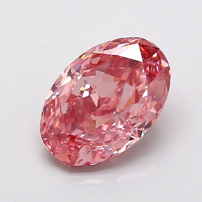 1.51 CT Fancy Vivid Pink OVAL