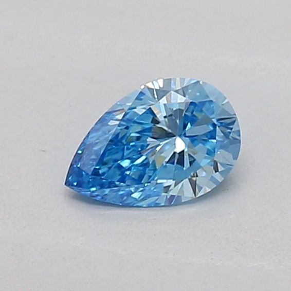 0.17 CT Fancy Vivid Blue PEAR