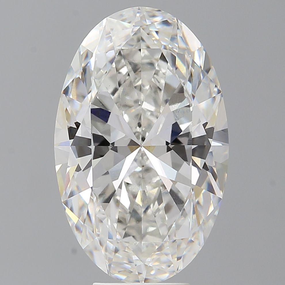 7.58 ct. oval Lab Grown Diamond front image