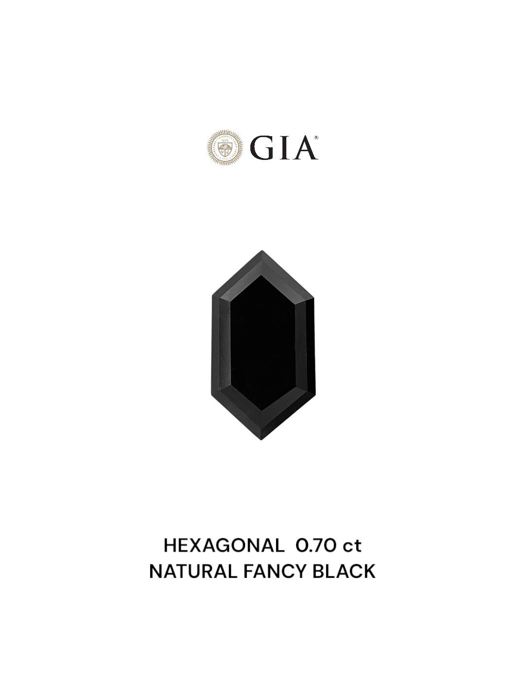 0.7 ct Hexagonal Diamond