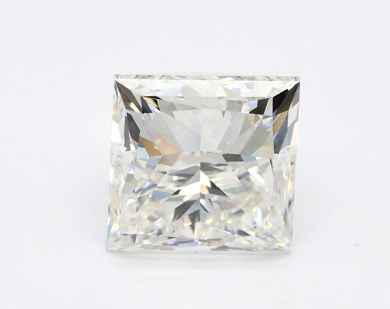 4.21 ct. princess Lab Grown Diamond front image