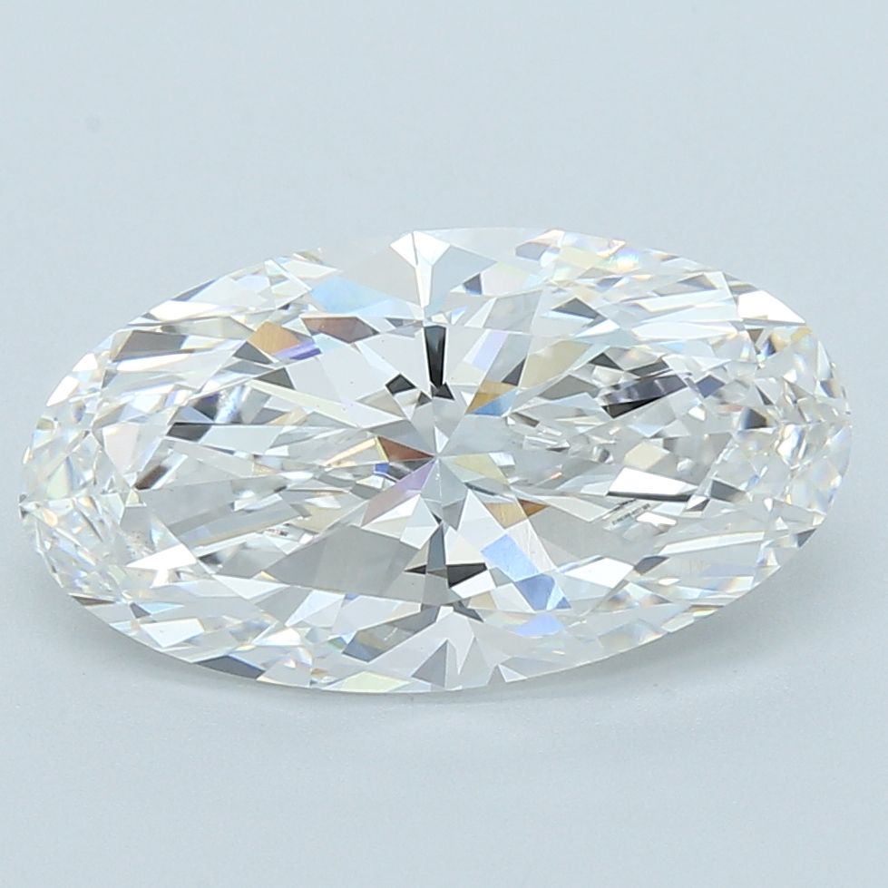 6.55 ct. oval Lab Grown Diamond front image