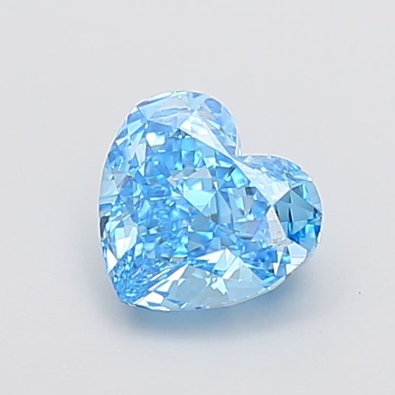 1.34 CT Fancy Vivid Blue HEART