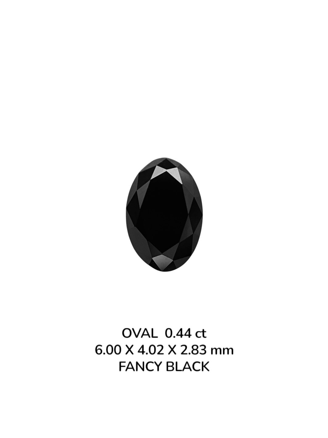 Diament 0.44 ct Fancy Black/VVS2