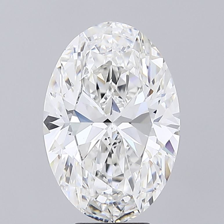 6.07 ct. oval Lab Grown Diamond front image
