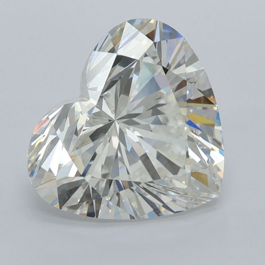 3.01 carat f VVS2 EX Cut IGI heart diamond