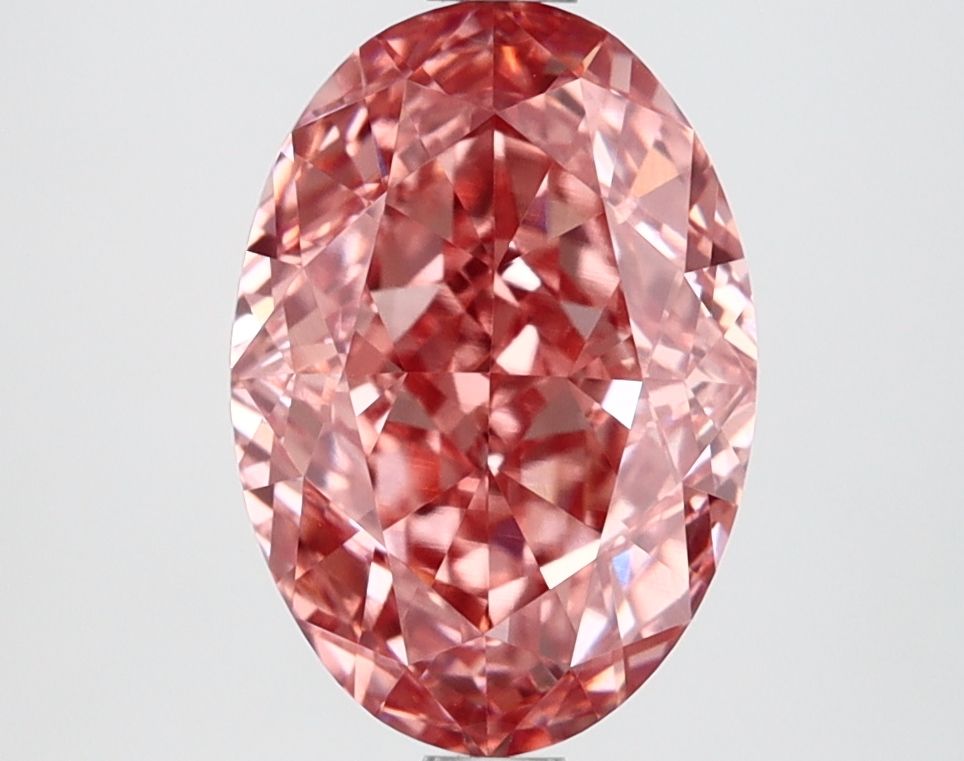 2.87 ct. oval Lab Grown Diamond front image
