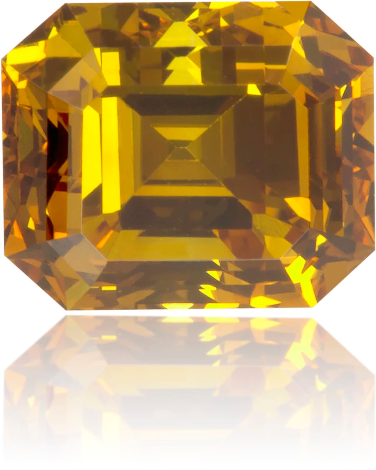 Diament 0.72 ct Fancy Intense Yellowish Orange/SI1
