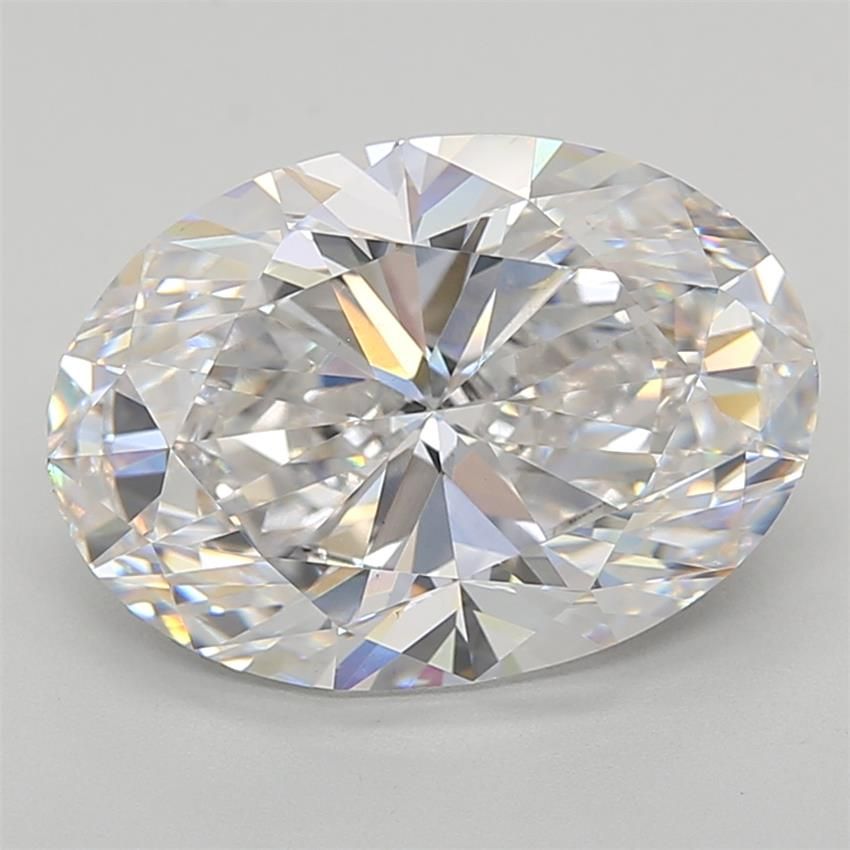 7.01 ct. oval Lab Grown Diamond front image