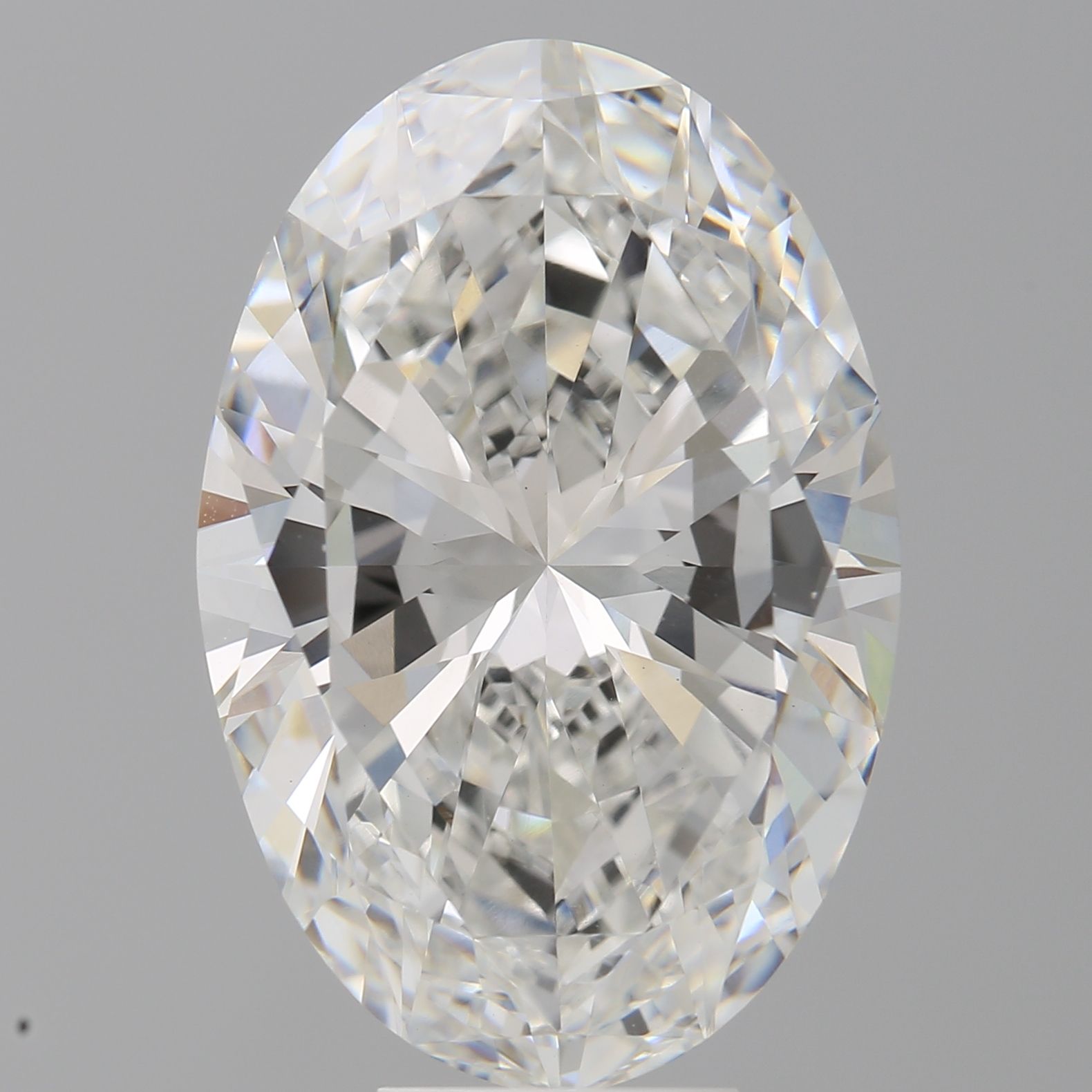 9.02 ct. oval Lab Grown Diamond front image