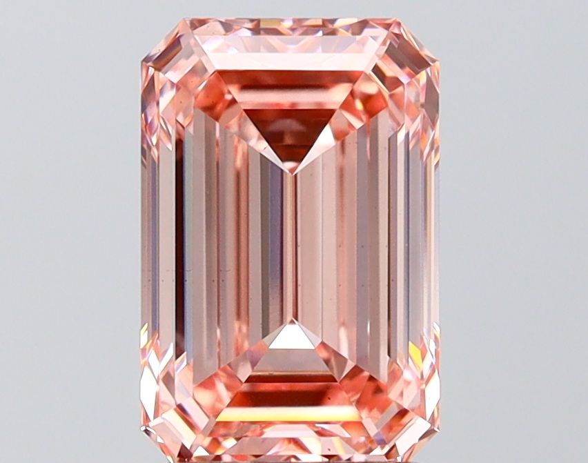 2.57 ct. emerald Lab Grown Diamond front image