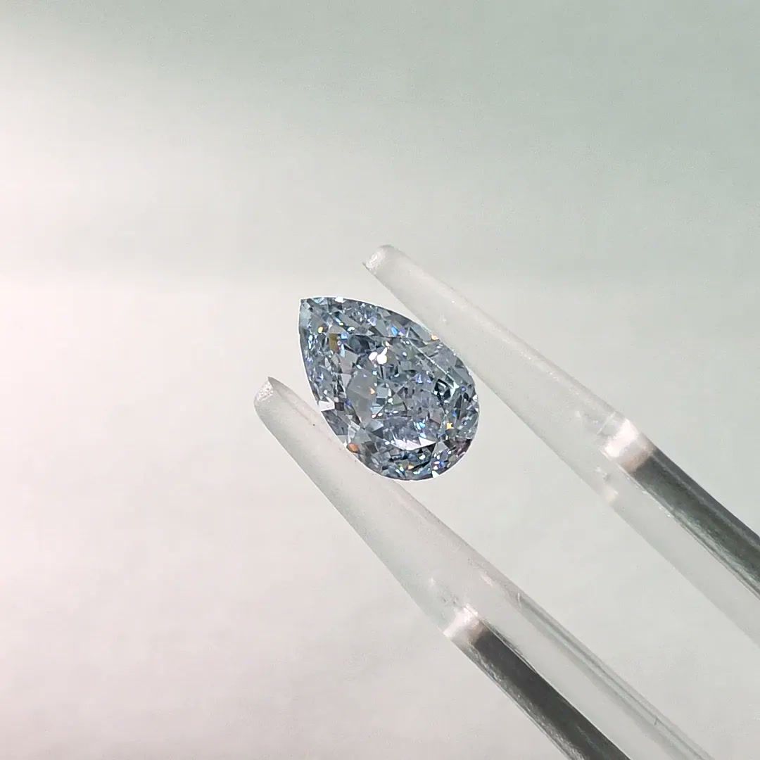 1.38 CT Fancy Blue PEAR