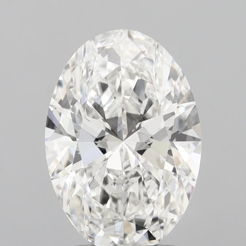 2.55 ct. oval Lab Grown Diamond front image