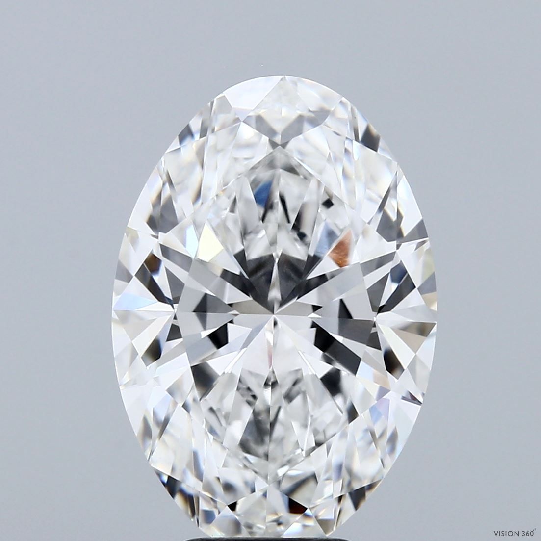 6.09 ct. oval Lab Grown Diamond front image