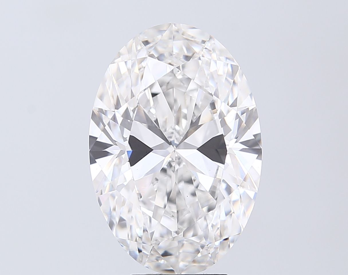 7.05 ct. oval Lab Grown Diamond front image