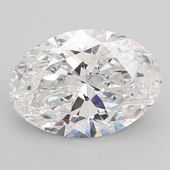 6.03 ct. oval Lab Grown Diamond front image
