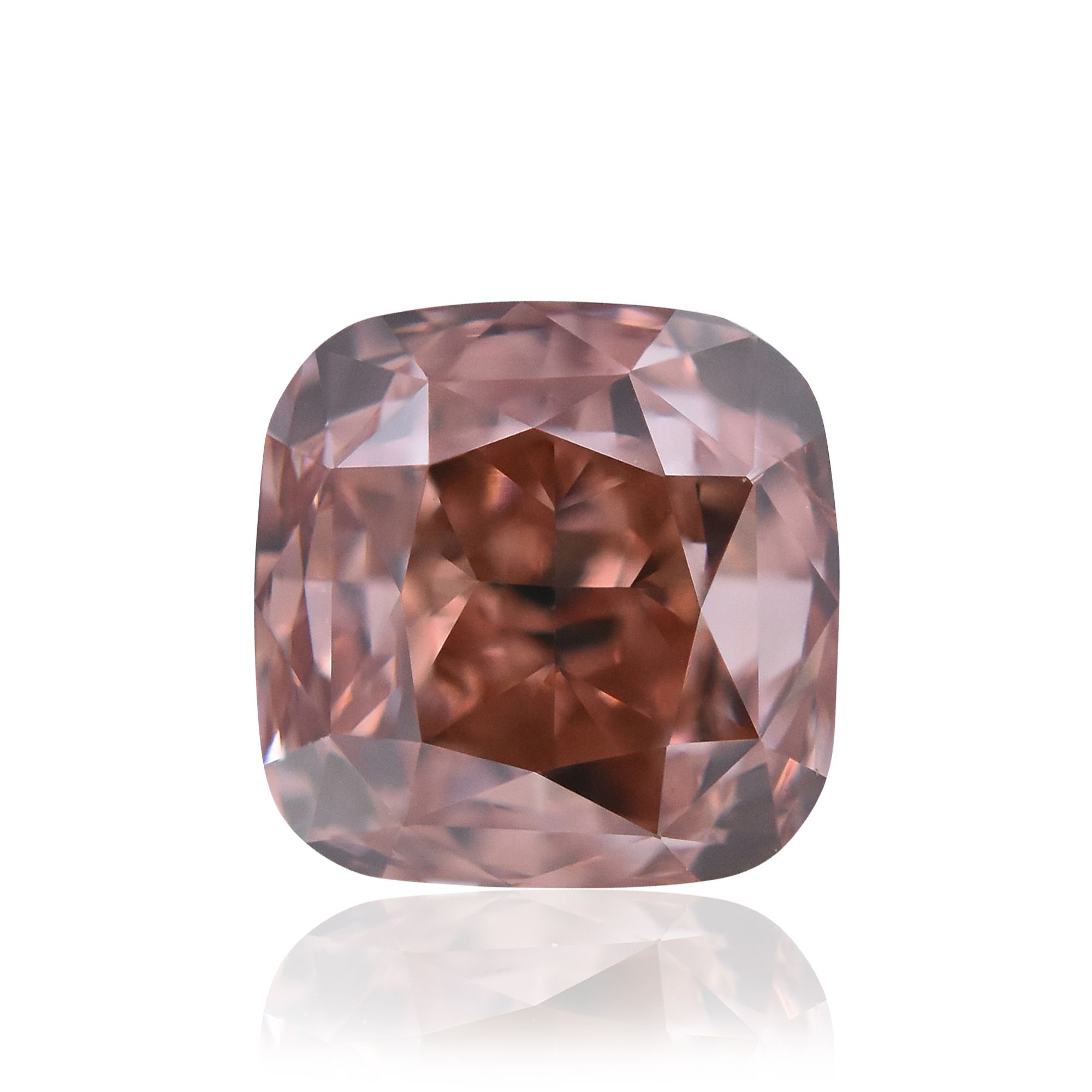 Diament 1.0 ct Fancy Deep Brownish Orangey Pink/SI1