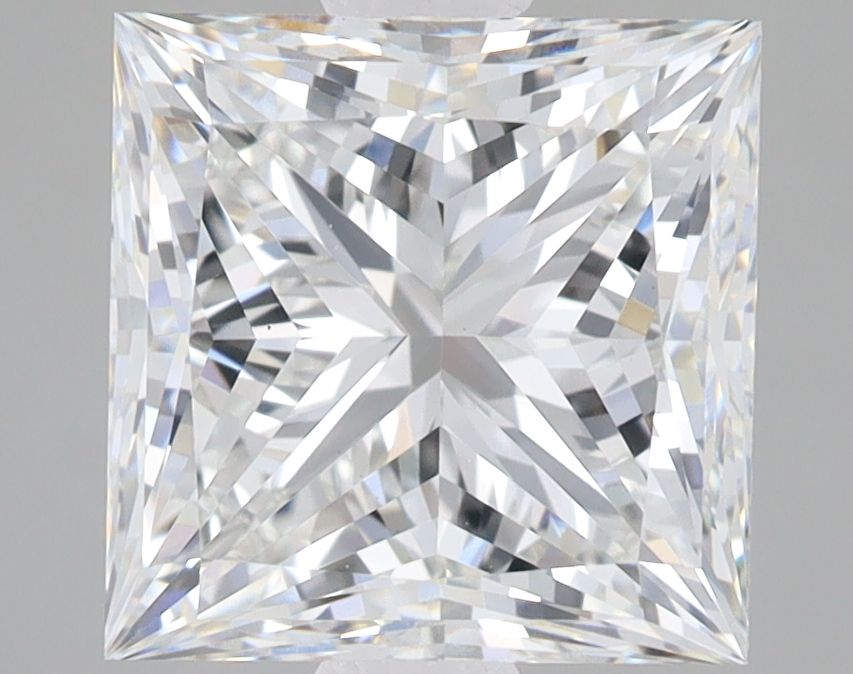 4.03 ct. princess Lab Grown Diamond front image