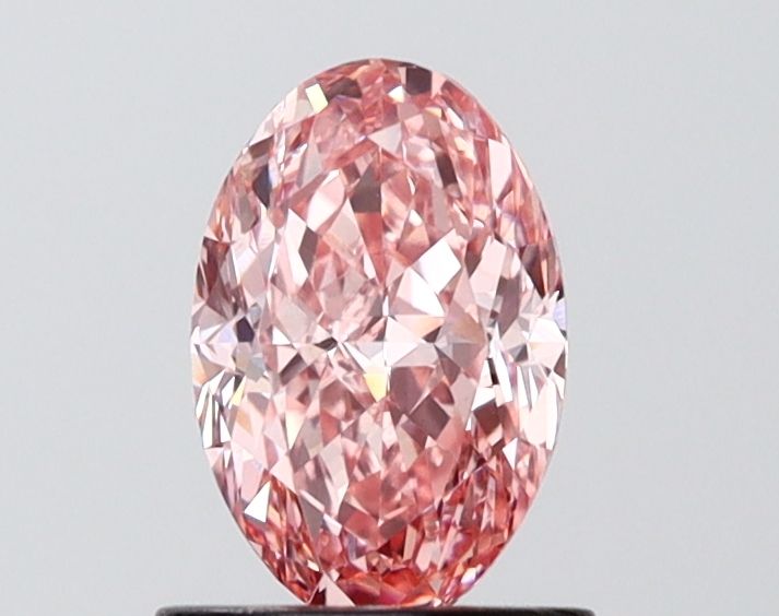 1.04 CT Fancy Vivid Pink OVAL