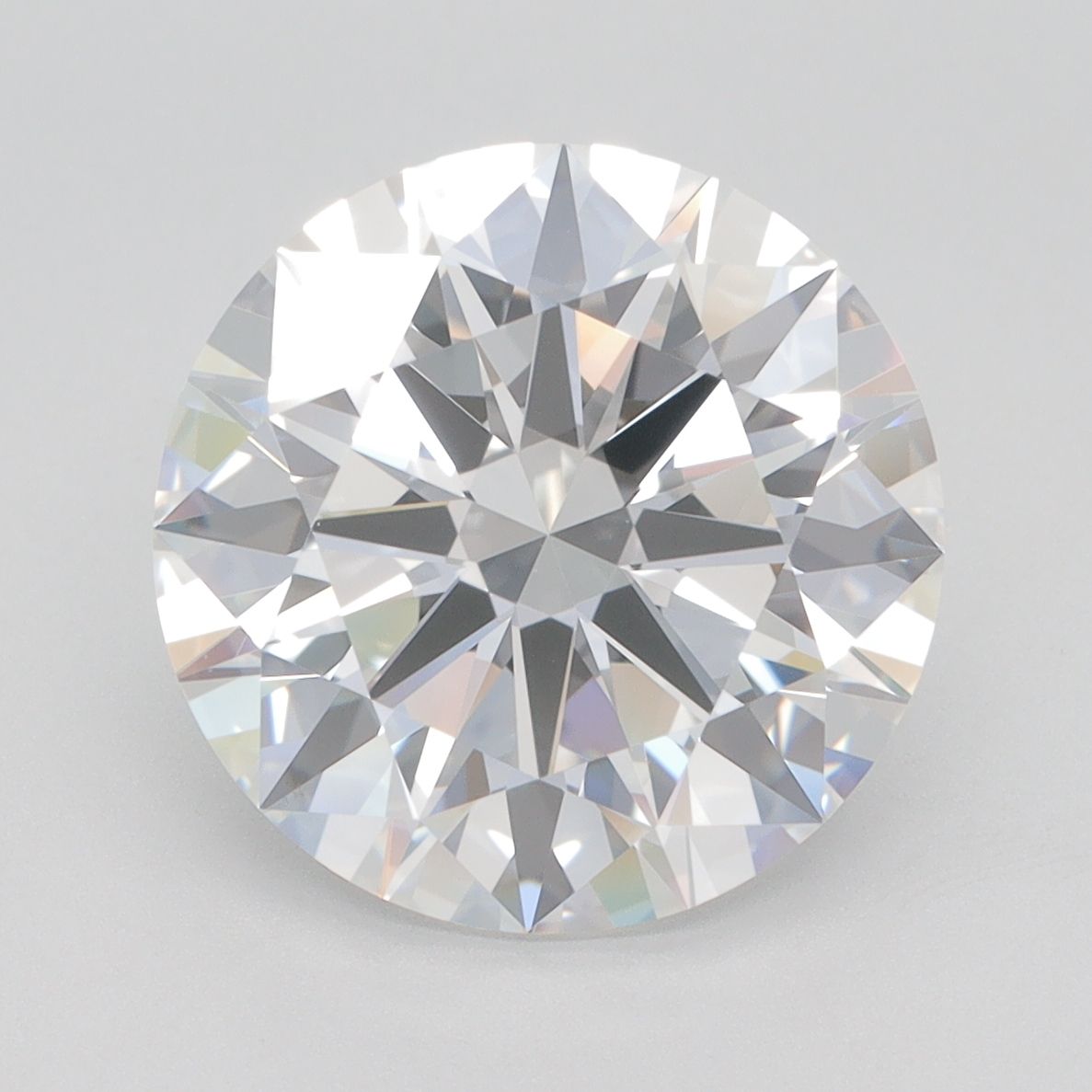 5.33 ct. round Lab Grown Diamond front image