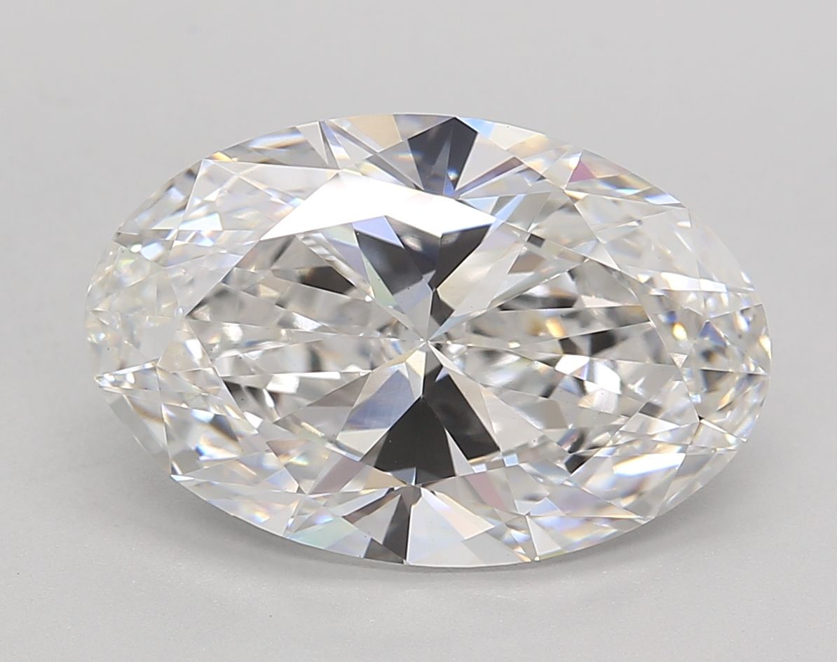 5.23 ct. oval Lab Grown Diamond front image