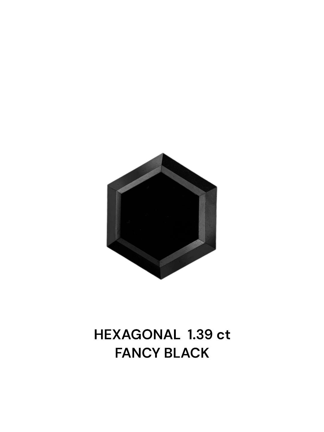 1.39 ct Hexagonal Diamond