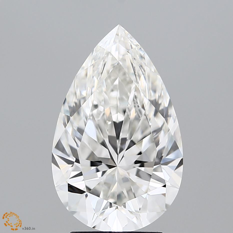 3.14 ct. pear Lab Grown Diamond front image