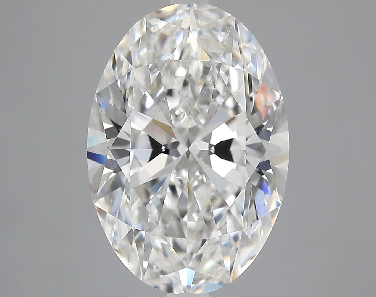 5.60 ct. oval Lab Grown Diamond front image