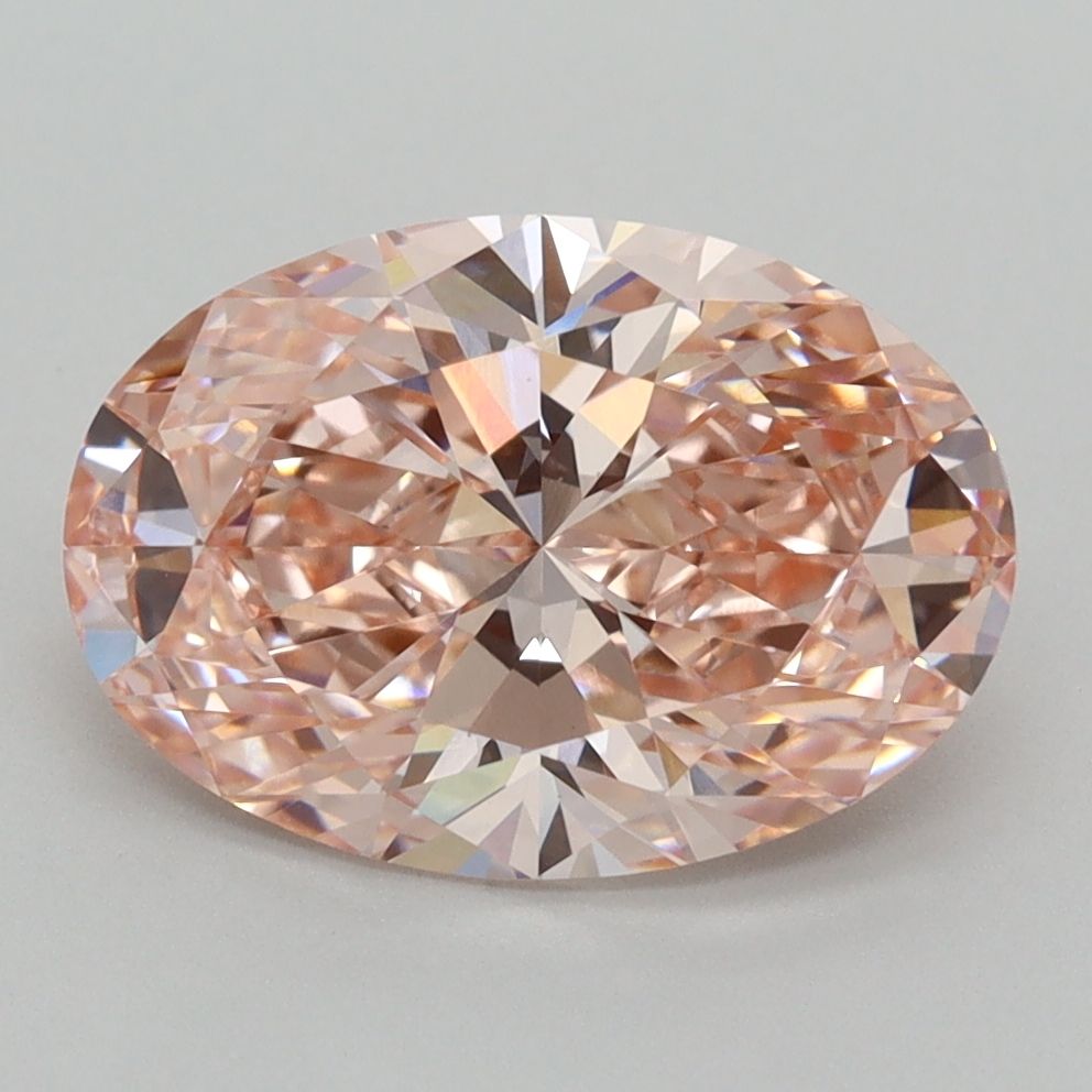3.02 ct. oval Lab Grown Diamond front image