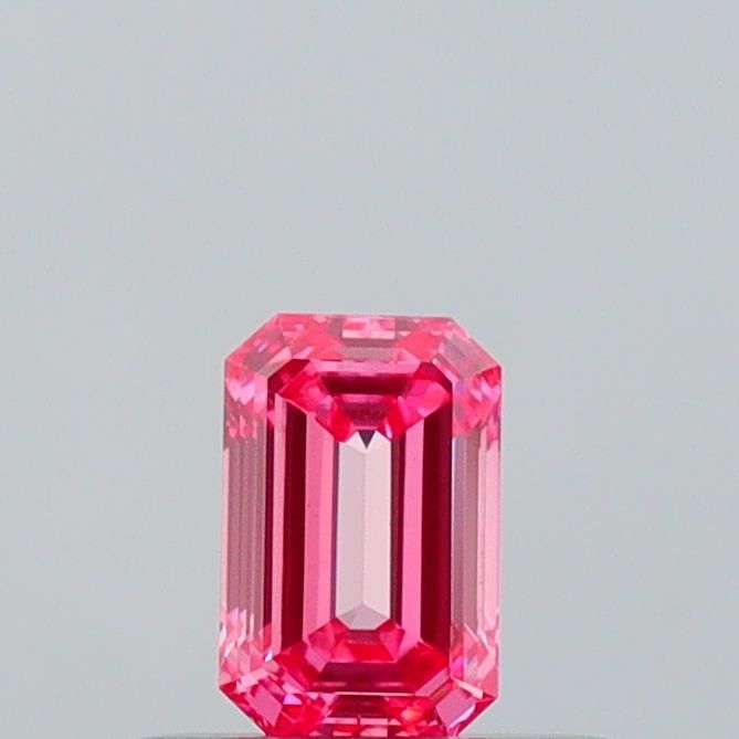 0.26 CT Fancy Vivid Pink EMERALD