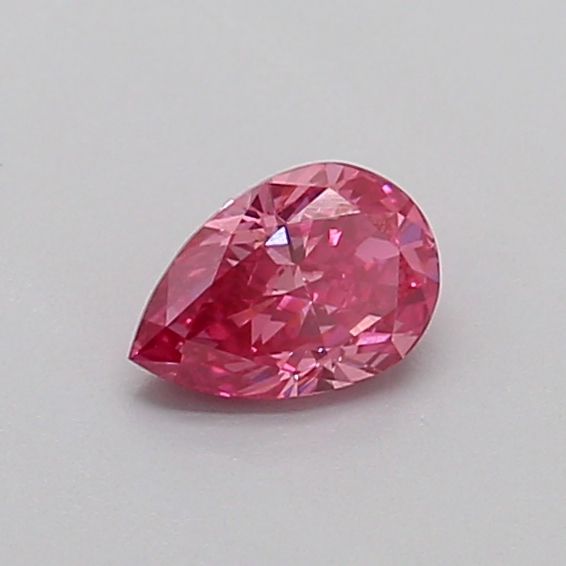 0.32 CT Fancy Vivid Pink PEAR