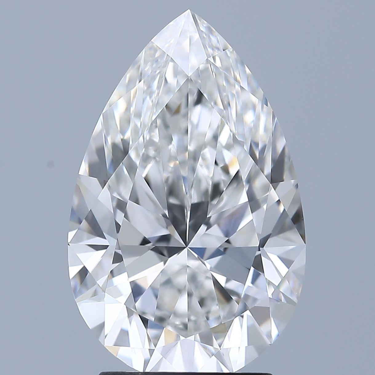 2.53 carat f IF EX Cut IGI pear diamond