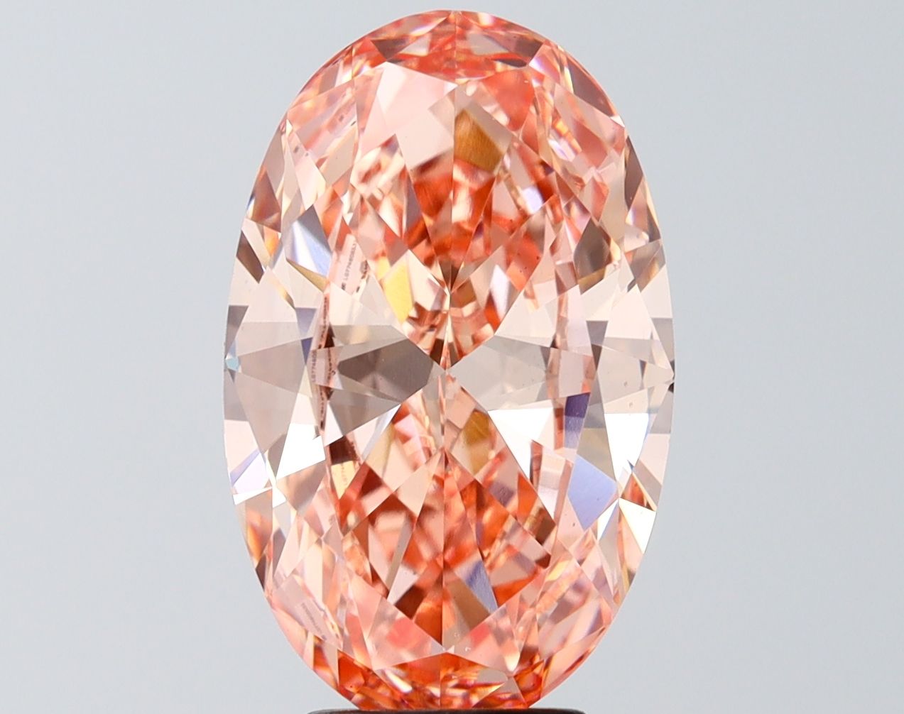 5.03 ct. oval Lab Grown Diamond front image