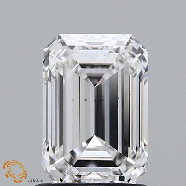 1.32 ct. emerald Lab Grown Diamond front image