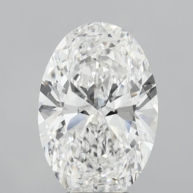 3.58 ct. oval Lab Grown Diamond front image