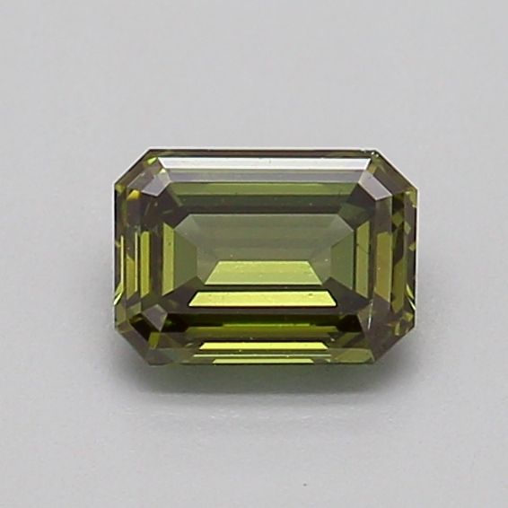 0.56 CT Fancy Vivid Green EMERALD