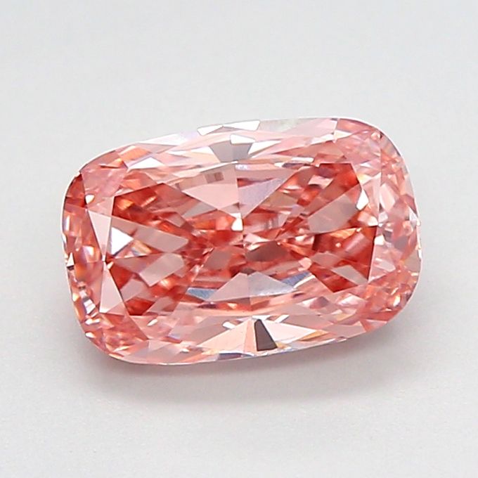 1.5 CT Fancy Intense Brownish Pink CUSHION MODIFIED