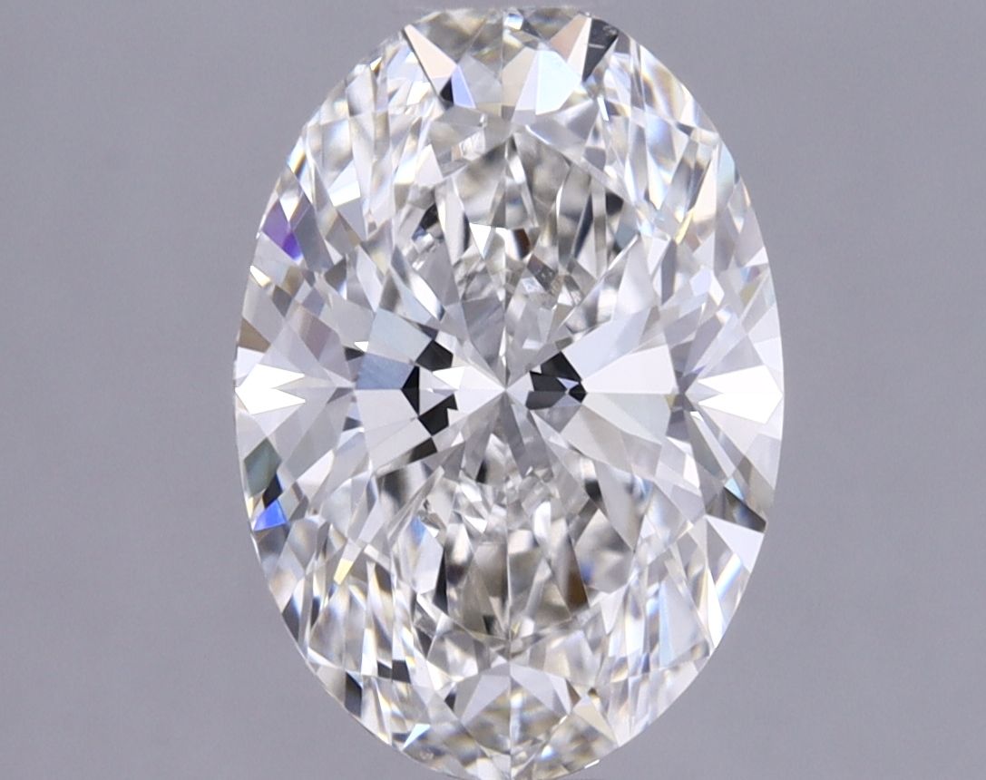 1.38 ct. oval Lab Grown Diamond front image
