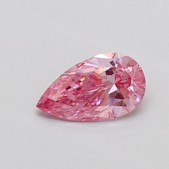 0.25 CT Fancy Vivid Pink PEAR