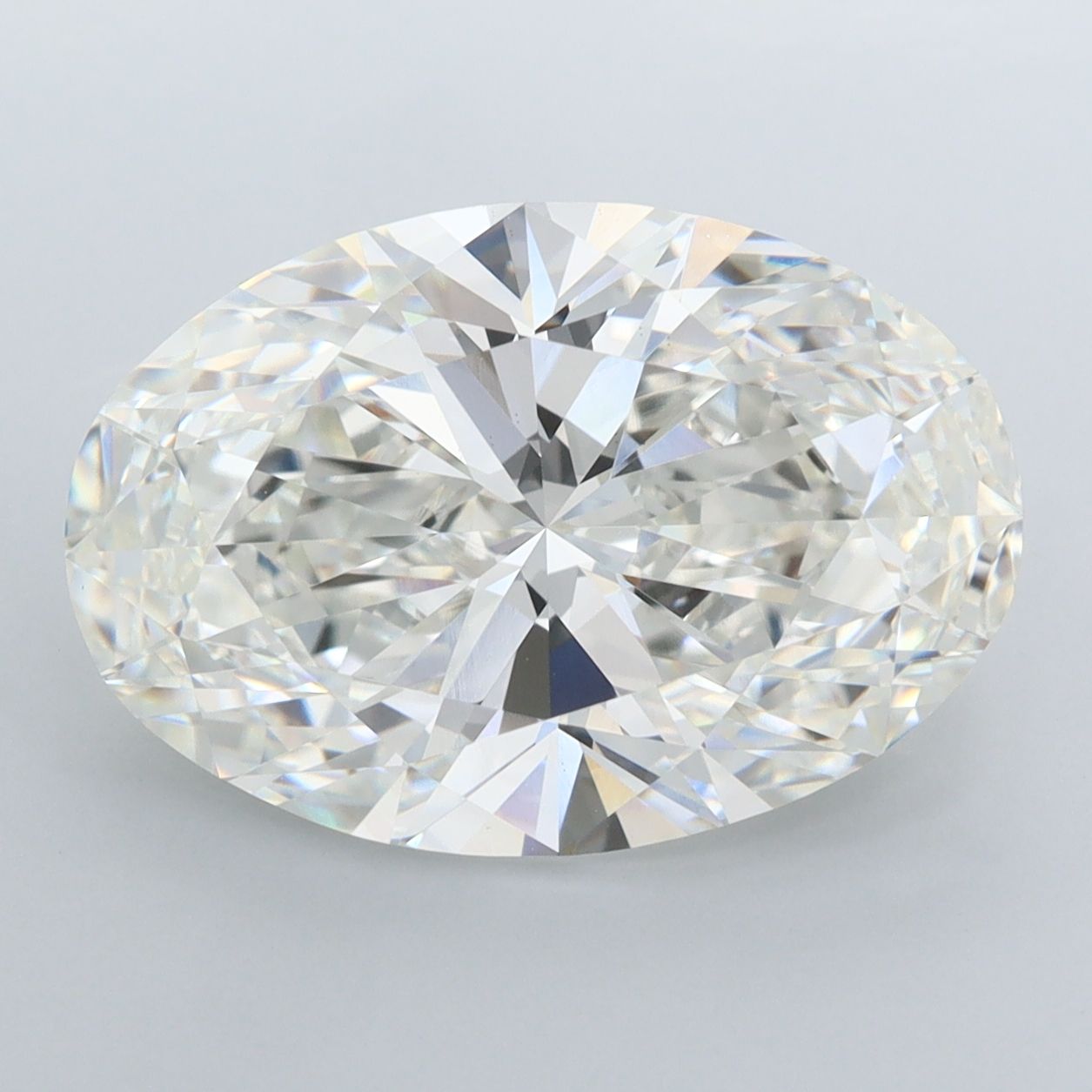 7.07 ct. oval Lab Grown Diamond front image