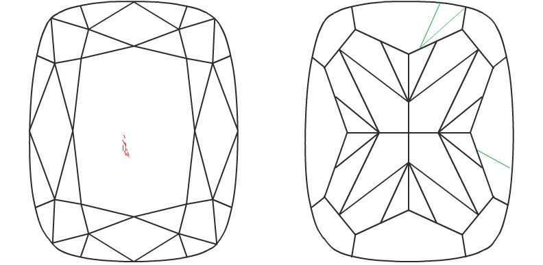 0.91 ct Cushion Modified diamond