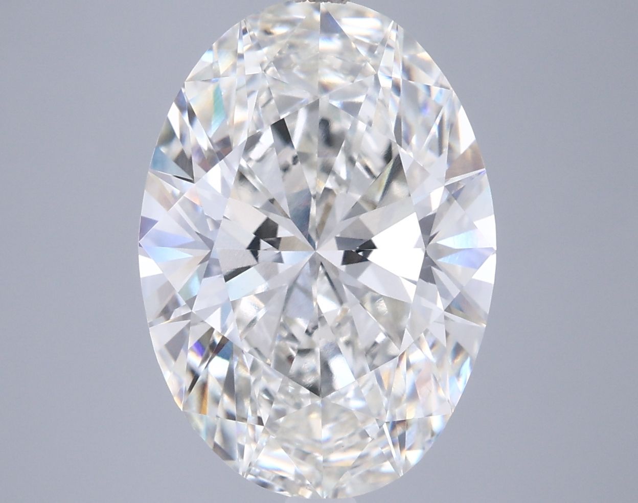 6.10 ct. oval Lab Grown Diamond front image