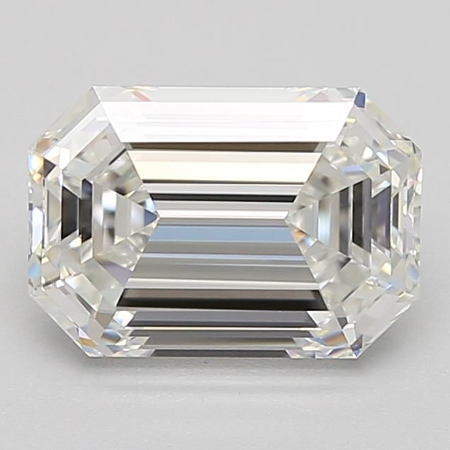 Diamant Émeraude 1.91 ct - Couleur G - Pureté IF