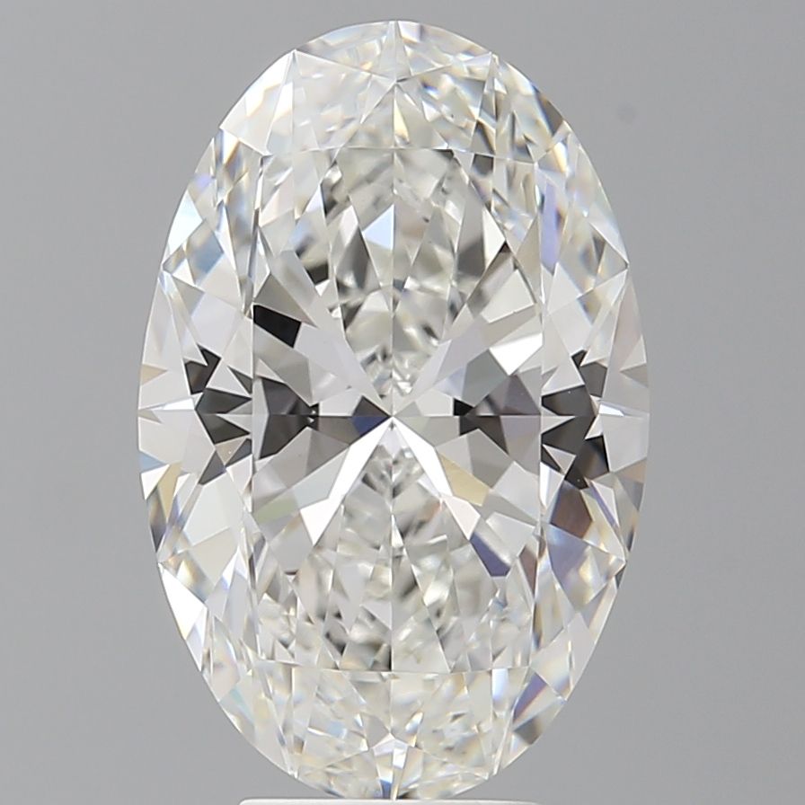 6.09 ct. oval Lab Grown Diamond front image