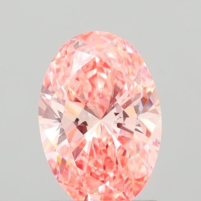 1.66 CT Fancy Vivid Pink OVAL