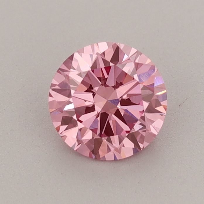 0.66 CT Fancy Vivid Pink ROUND