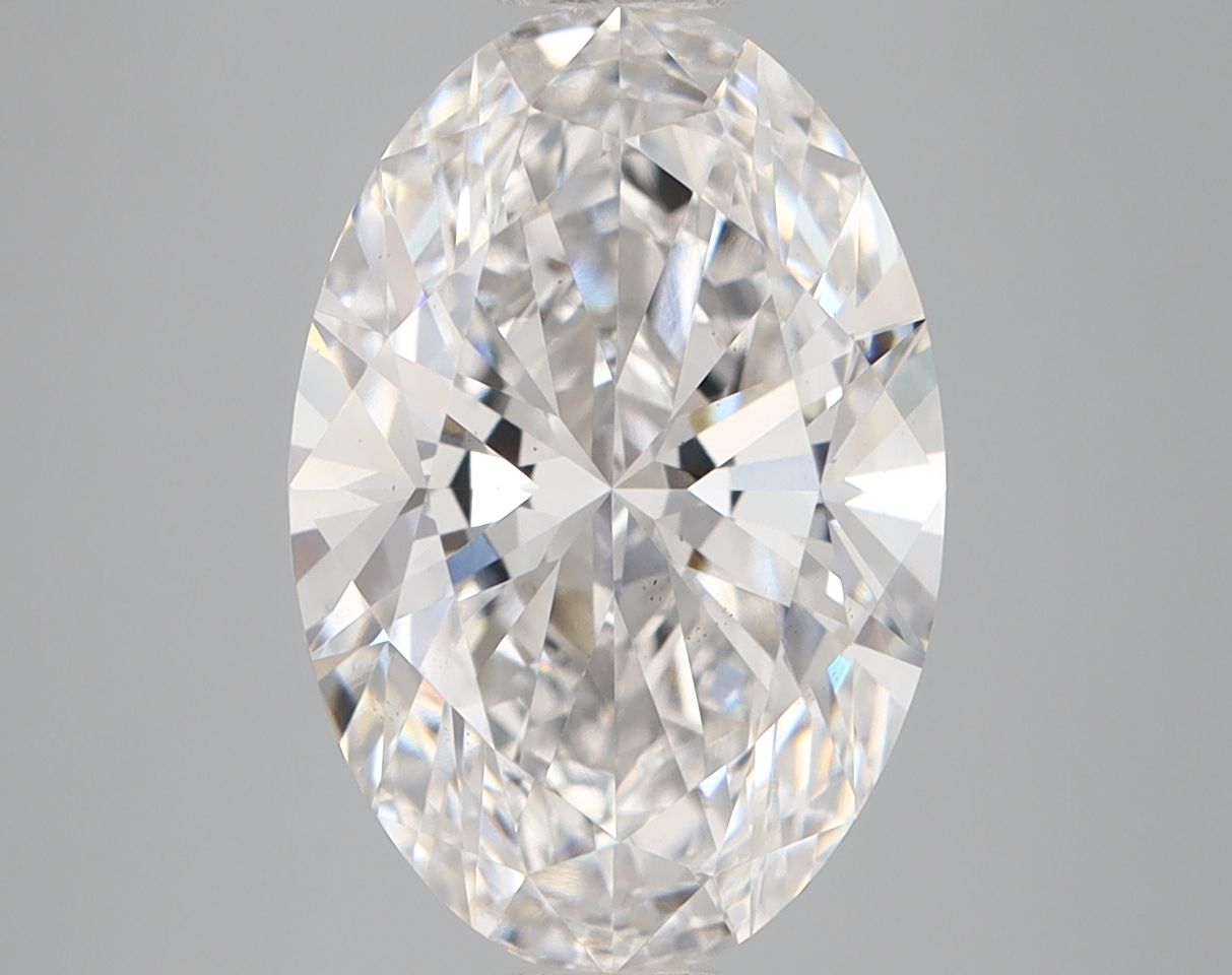 4.10 ct. oval Lab Grown Diamond front image
