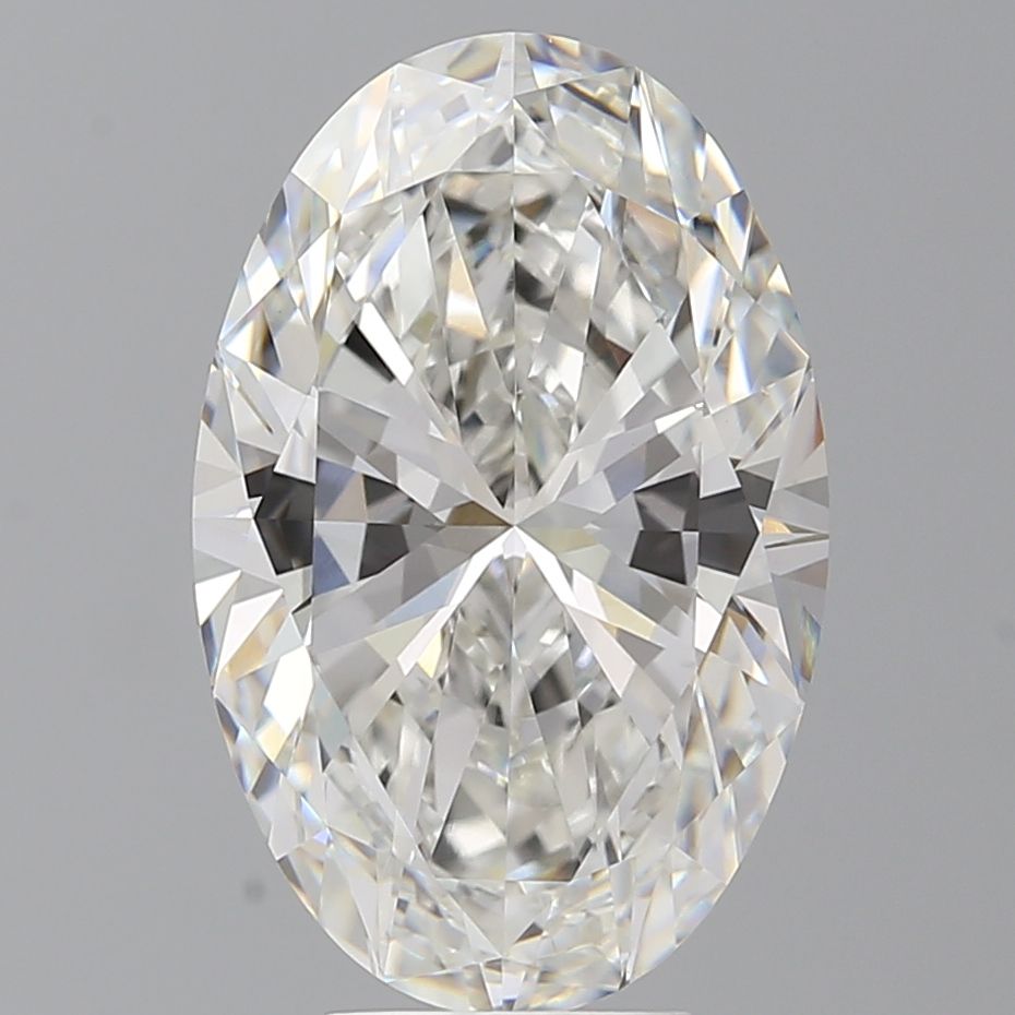 6.53 ct. oval Lab Grown Diamond front image
