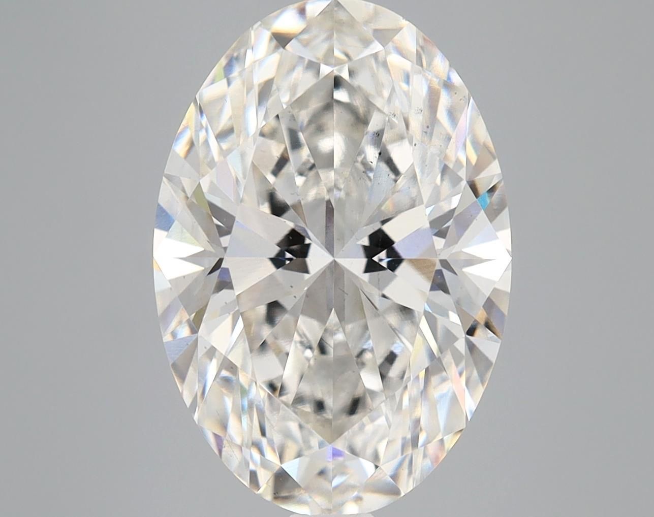 5.19 ct. oval Lab Grown Diamond front image